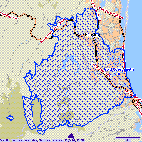 Gold Coast South Map